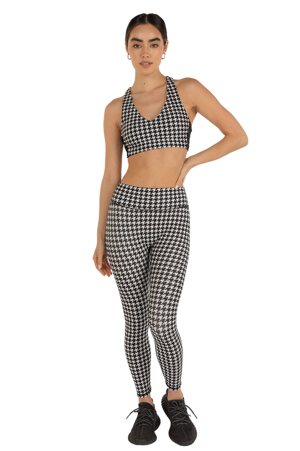 Thumbnail: Rebody Elsa Fleece v Neck Longline Bra