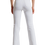 Thumbnail: Q2 White Skinny Flared Jeans With Front Pocket Detail