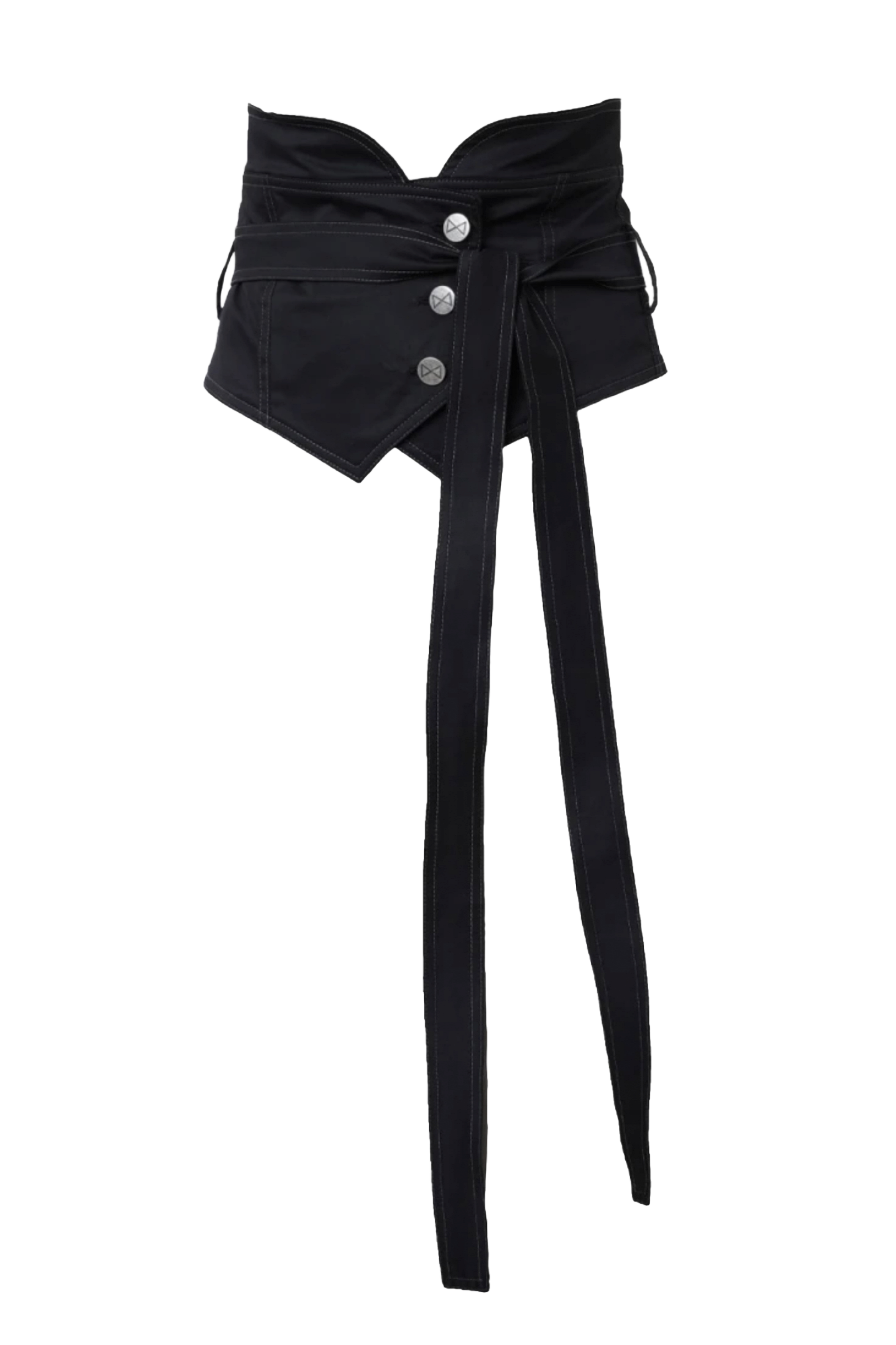 Metamorphoza Extravagant Waist Belt in Black