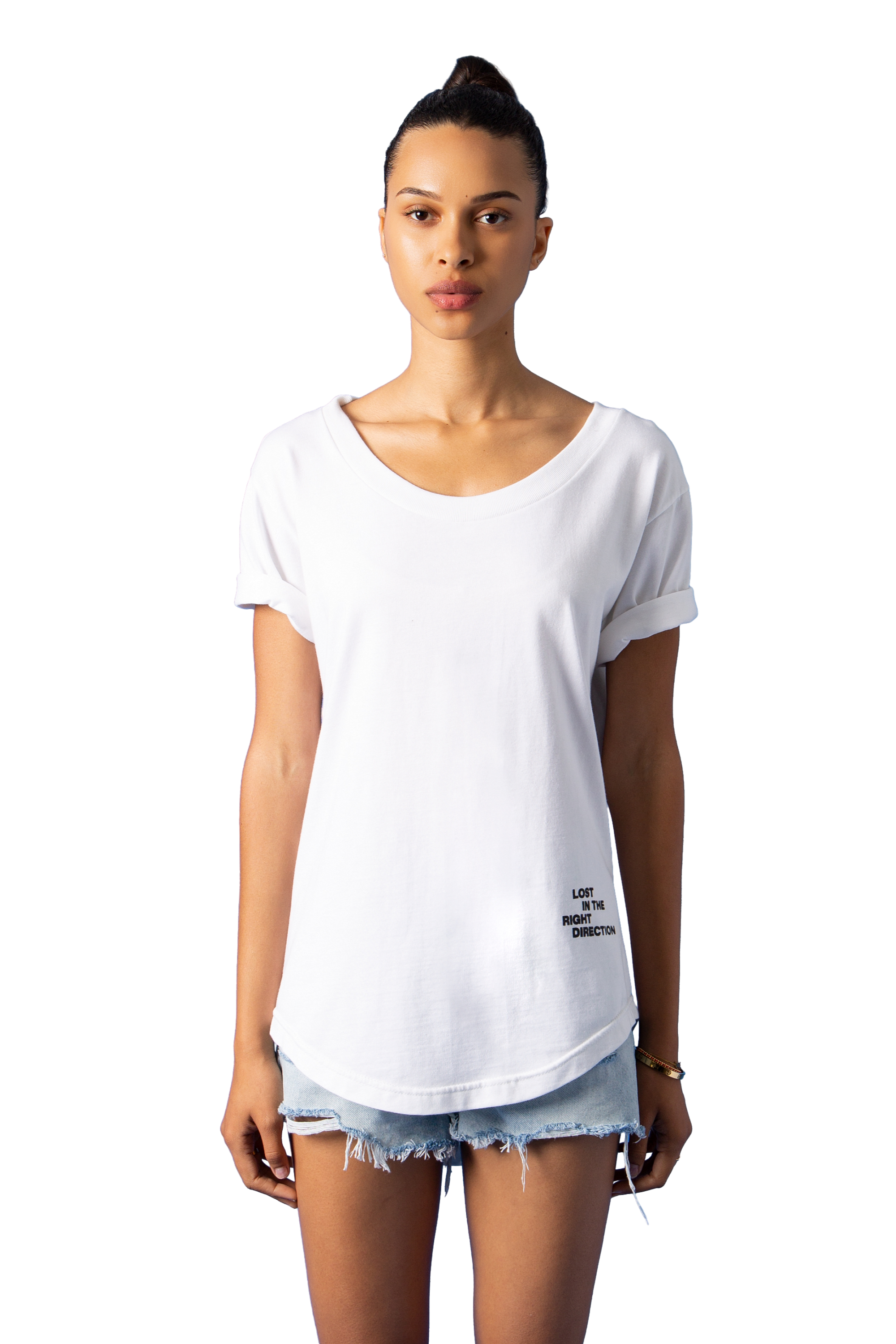 Dream of Desire "Unsupervised" Graphic Pima Cotton Skinny Fit T-Shirt