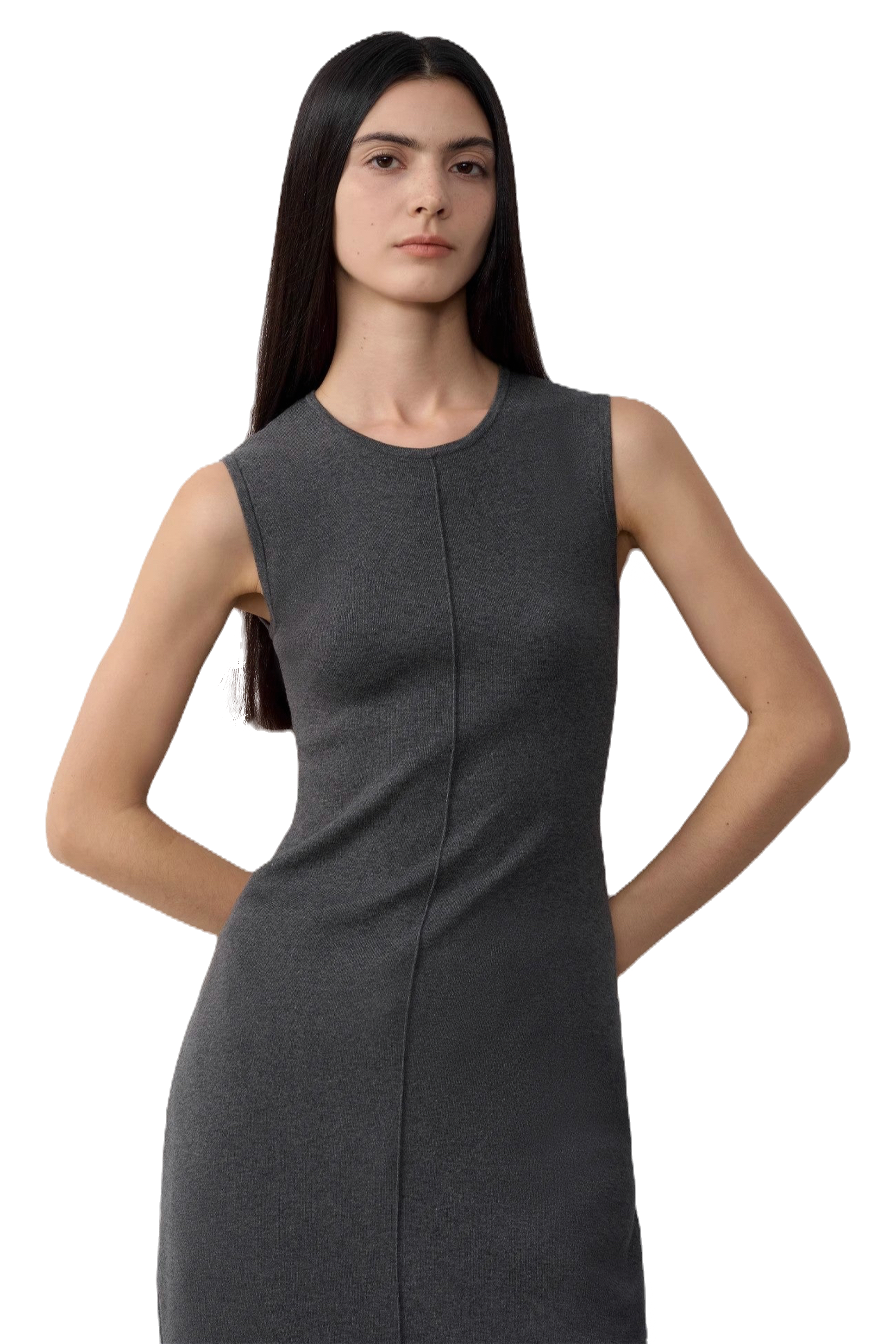 Firelady Fur "Island Letters" Limited Edition Merino Wool Knit Dress