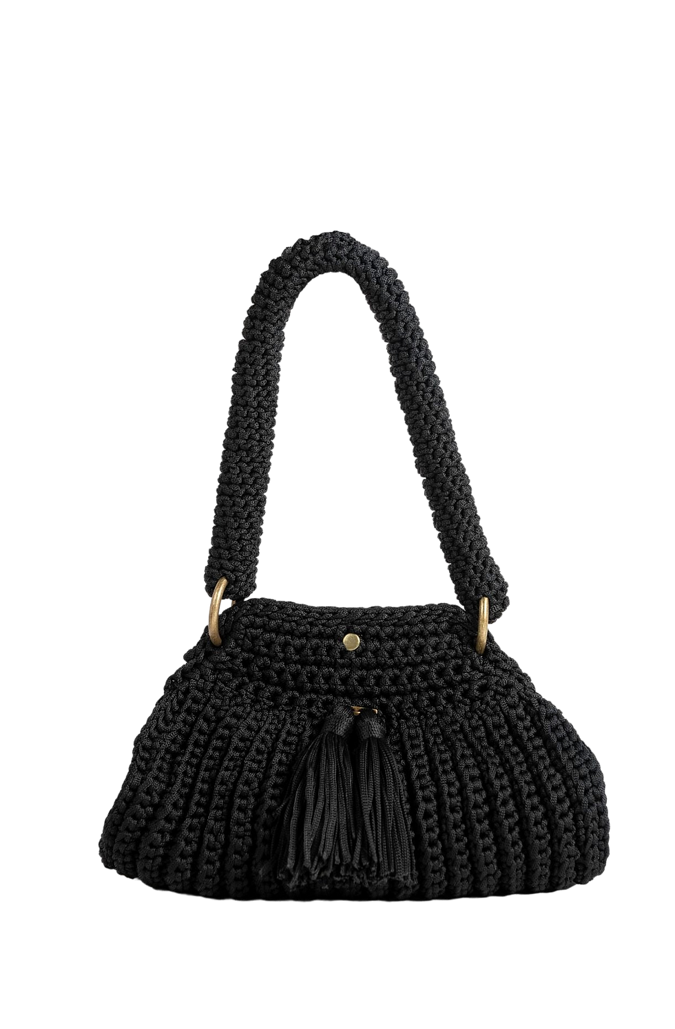 Mara Brazil Girassol Woven Shoulder Bag with Tassel
