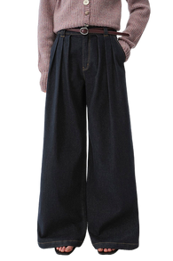 Firelady Fur "Street Style" Vintage Lycra Stretch Wide Leg Trouser Jeans