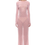 Thumbnail: GUZUNDSTRAUS Sasso Diamante Mesh Long Sleeve Maxi Dress Pink