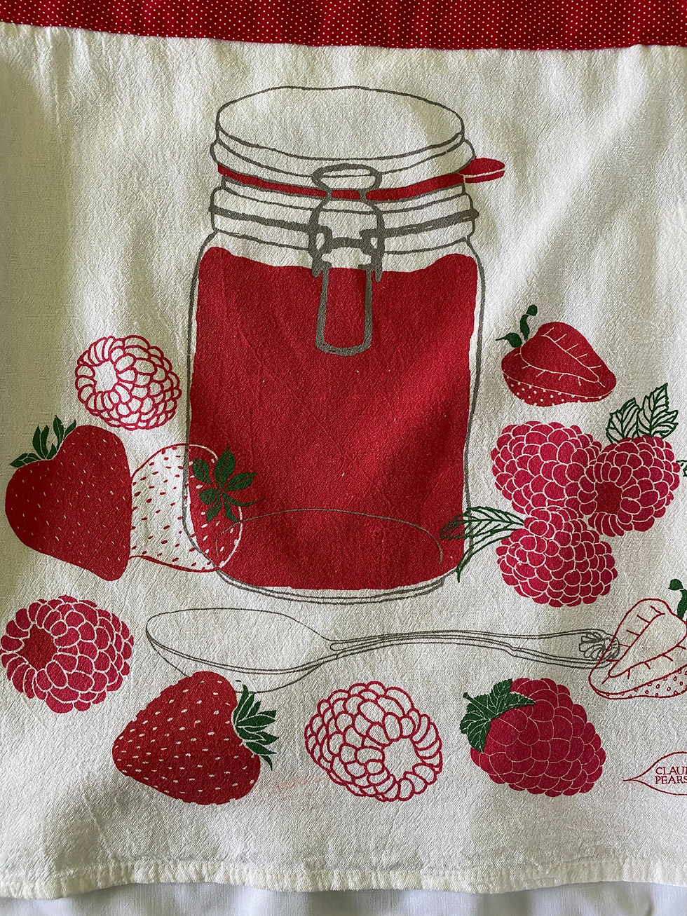 Thumbnail: Berry Jam Tea Towel Retro Apron