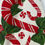 Thumbnail: Candy Cane Vintage Tablecloth Christmas Stocking