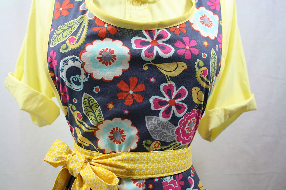 Thumbnail: Retro Apron Flower Power Apron