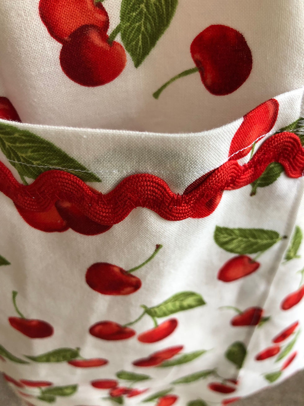 Thumbnail: Cherry Kitchen Rules Dish Towel Retro Apron