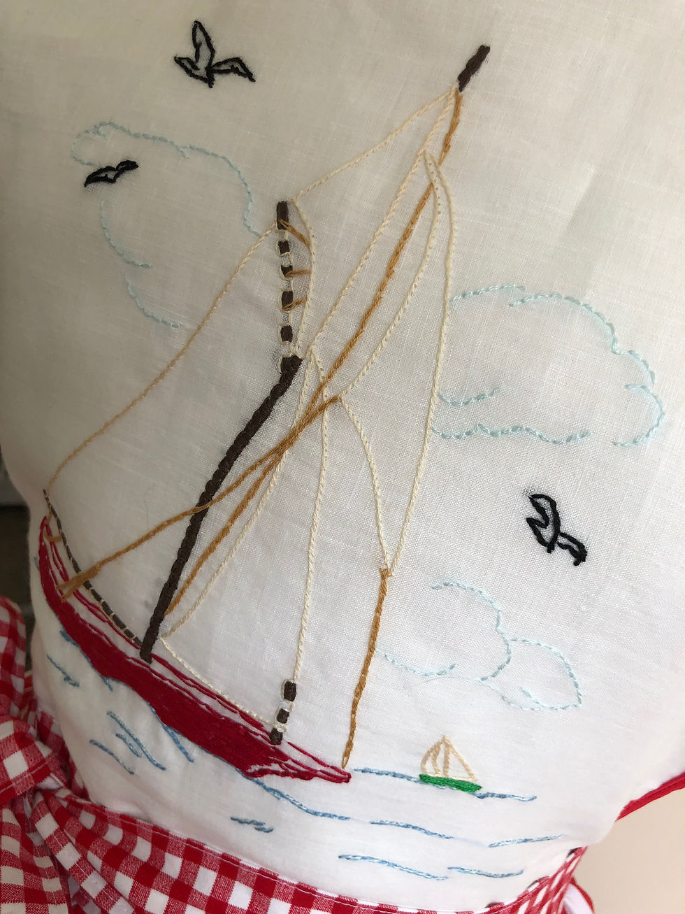 Thumbnail: "Becky's Sailboat" Apron