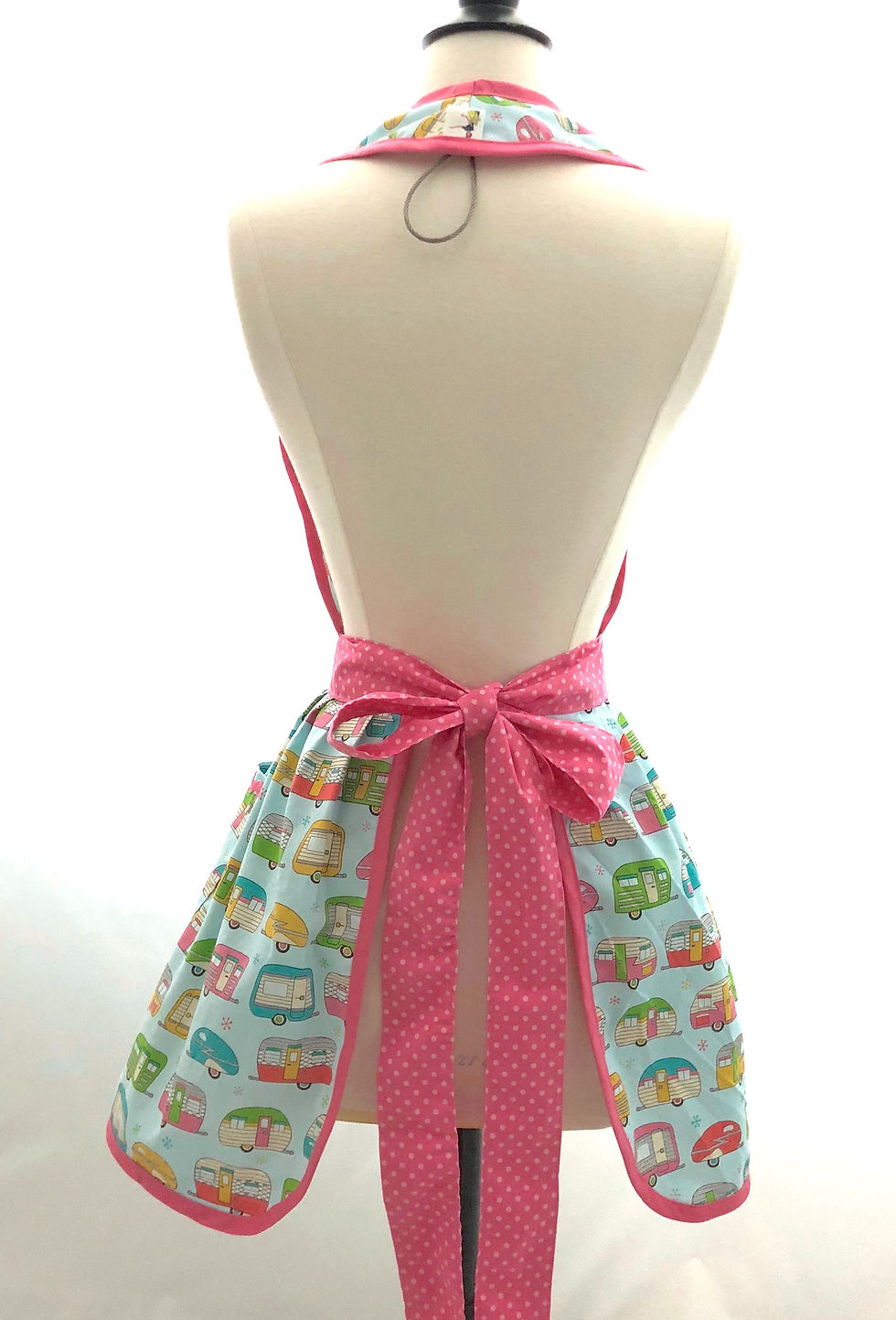Thumbnail: Retro Campers Light Blue Apron