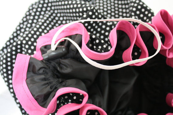 Thumbnail: Natural Hair Shower Cap Silhouette XL Shower Cap