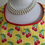 Thumbnail: Cherries on Yellow Double Circle Skirt Retro Apron