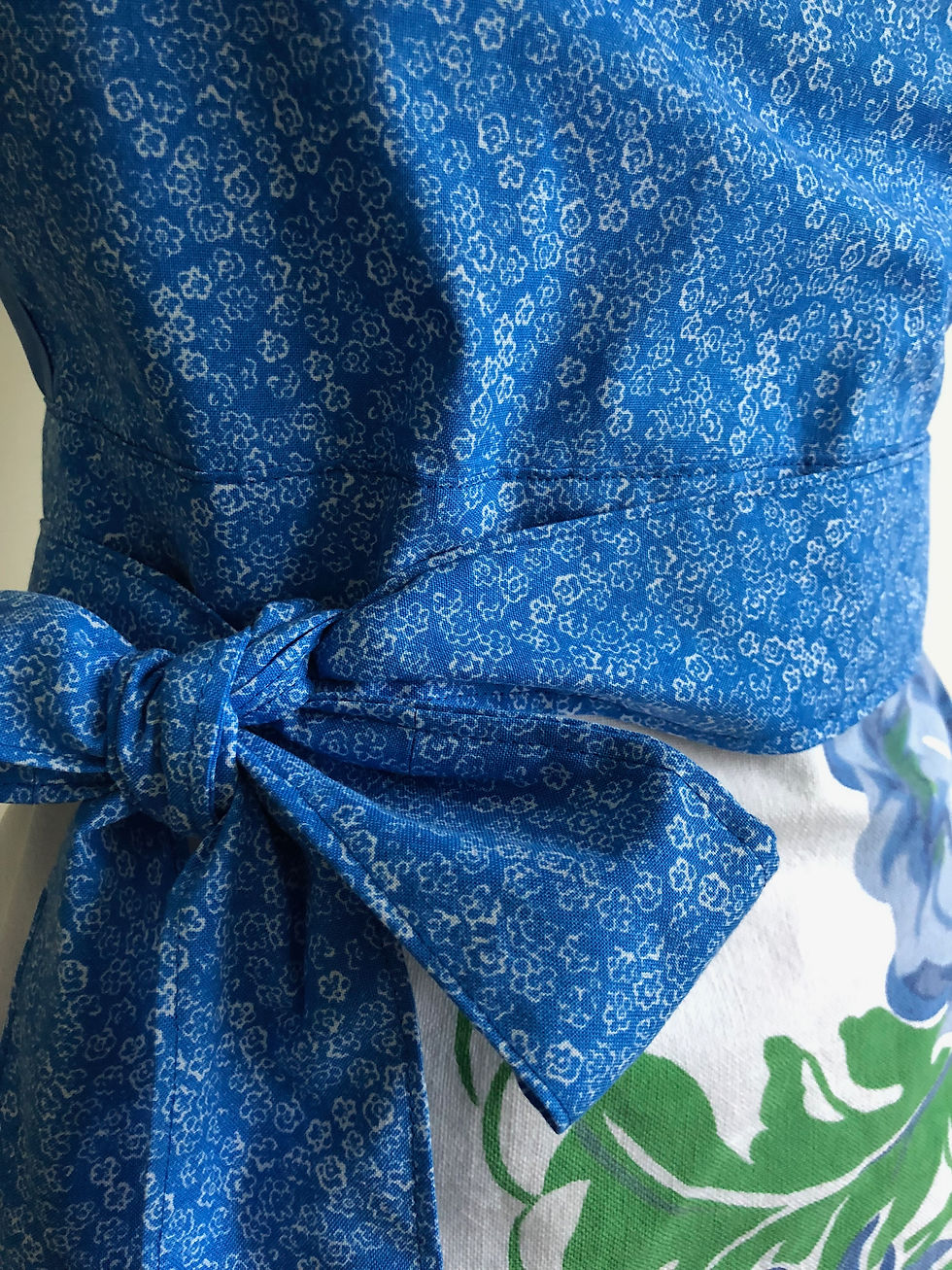 Thumbnail: "Secret Garden" Vintage Tablecloth Apron
