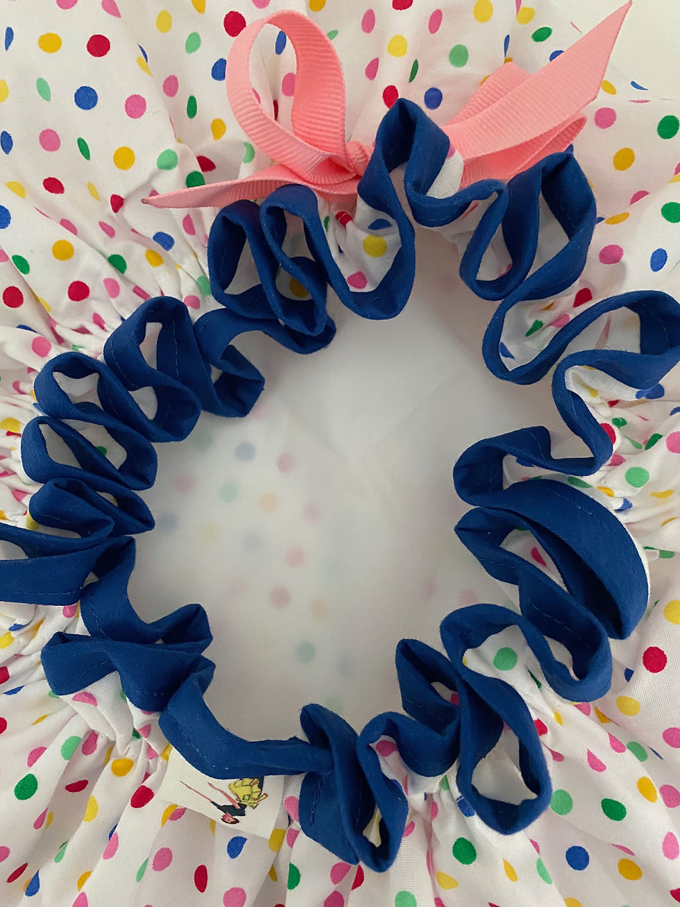 Thumbnail: Women's Shower Cap Ruffled "Beach Bingo Multi"