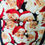 Thumbnail: Santa and Candy Cane Stripe Retro Circle Skirt Christmas Apron