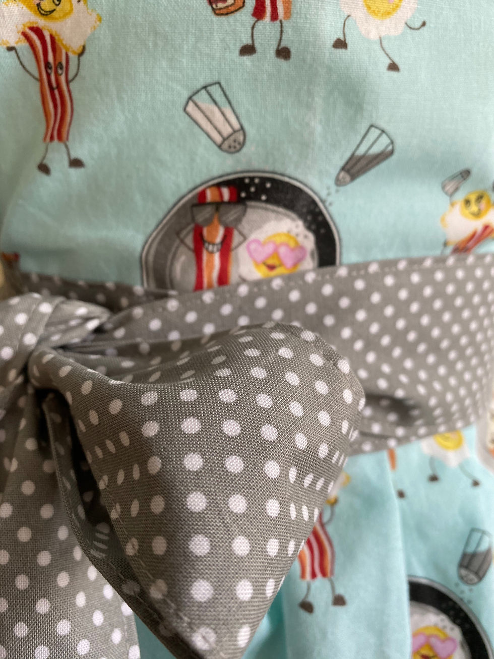 Thumbnail: Playful Bacon & Eggs Retro Apron