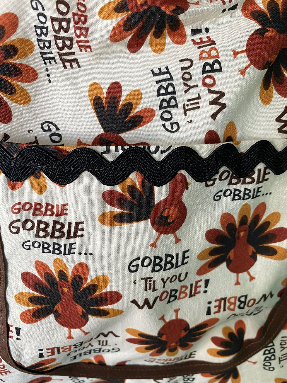 Thumbnail: Thanksgiving Turkey Retro Apron