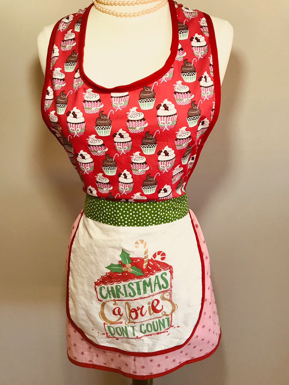 Thumbnail: Christmas Calories Don't Count Christmas Apron