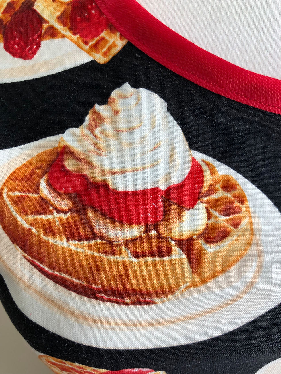 Thumbnail: Waffles on Black Retro Apron