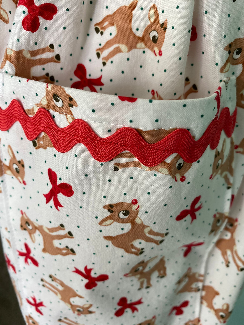 Thumbnail: Rudolph Retro Christmas Apron
