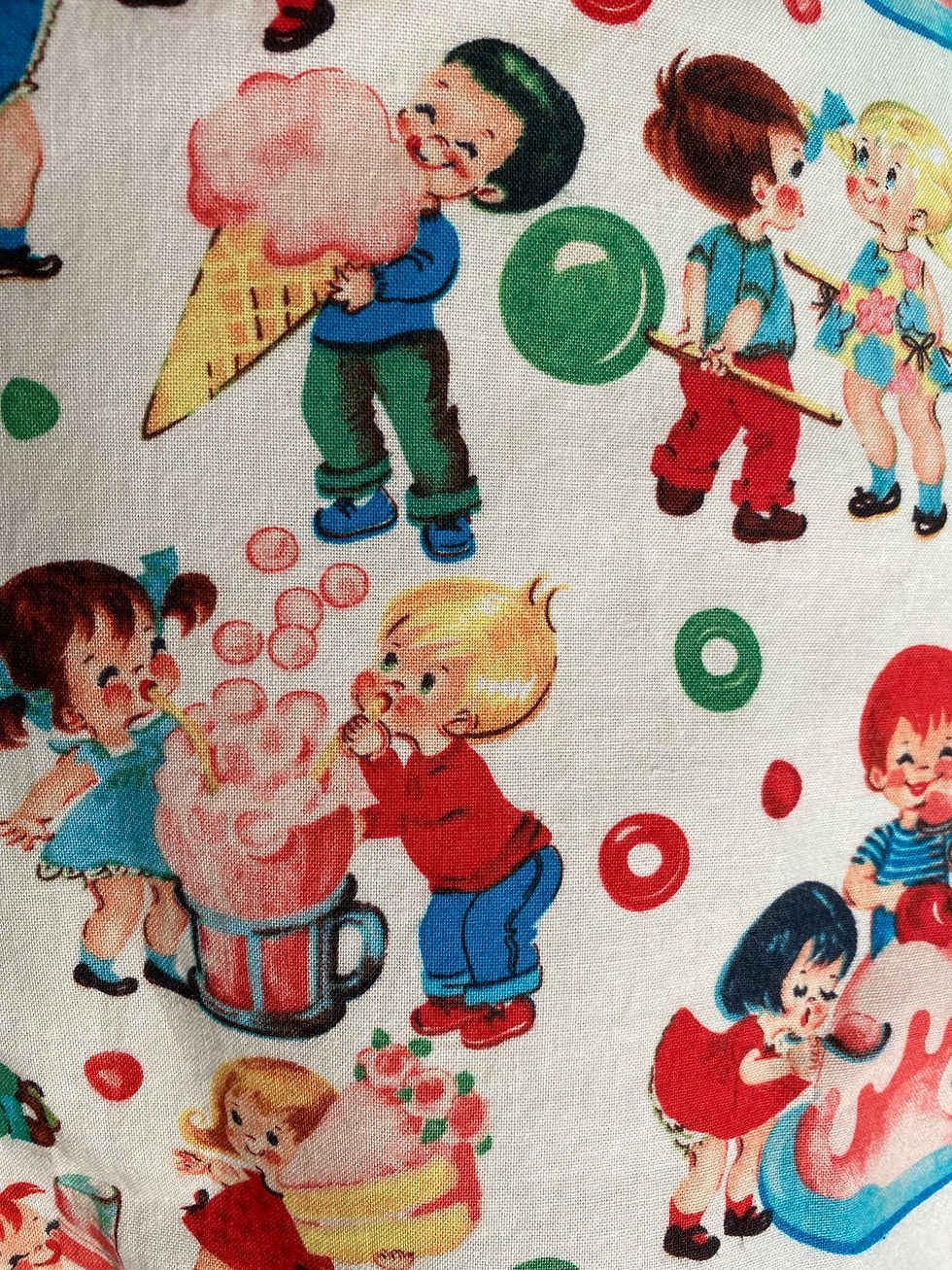 Thumbnail: Candy Land Circle Skirt Retro Apron