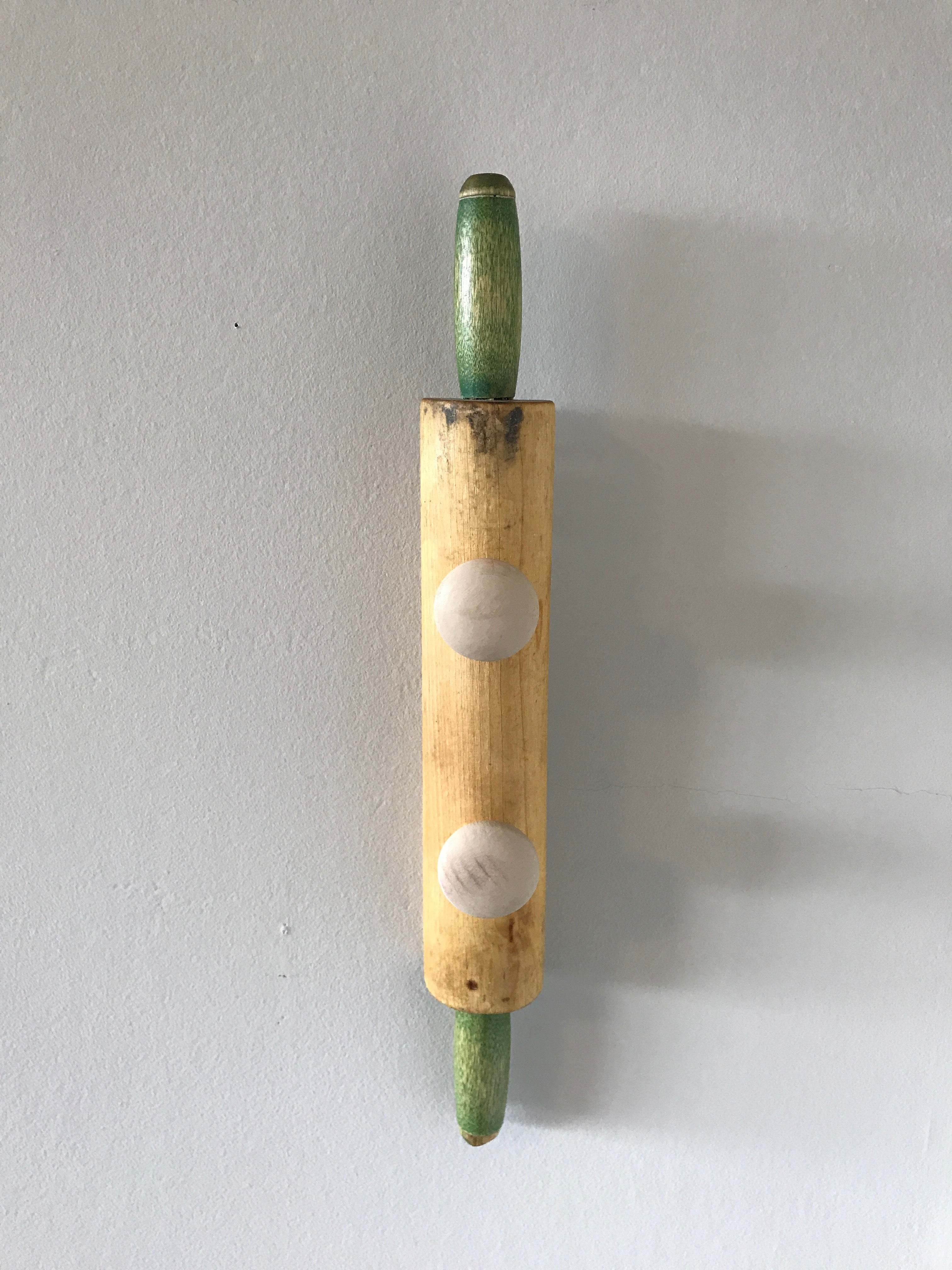 Khaki Knobs #2 Vintage Rolling Pin Hanger
