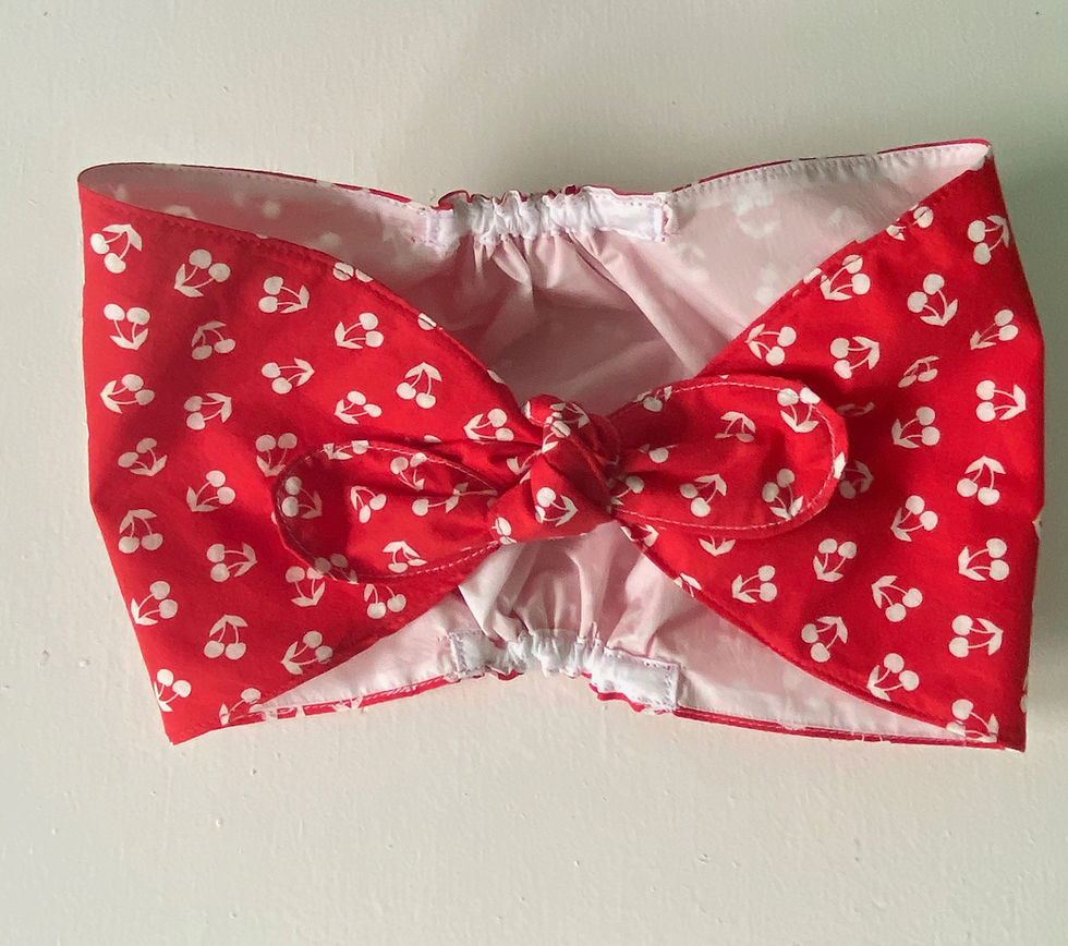 Thumbnail: Cherries Waterproof Swim Head Wrap