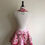 Thumbnail: Cherries on Pink Double Circle Skirt Retro Apron