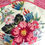 Thumbnail: Floral Bark Cloth Vintage Tablecloth Retro Apron