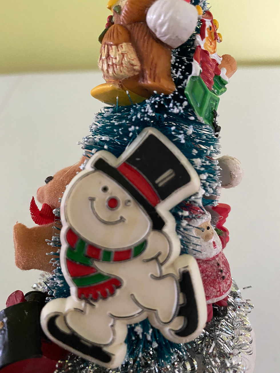 Thumbnail: Vintage Santa Boot Christmas Centerpiece