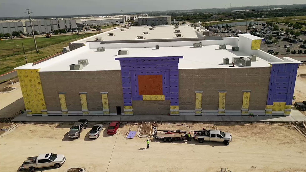 Crunch Fitness Georgetown Texas aerial flyover