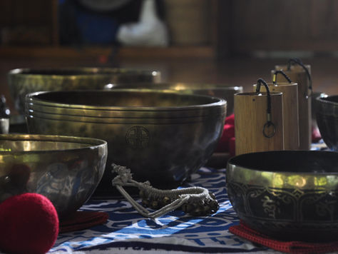 Meditación y sonidos sanadores