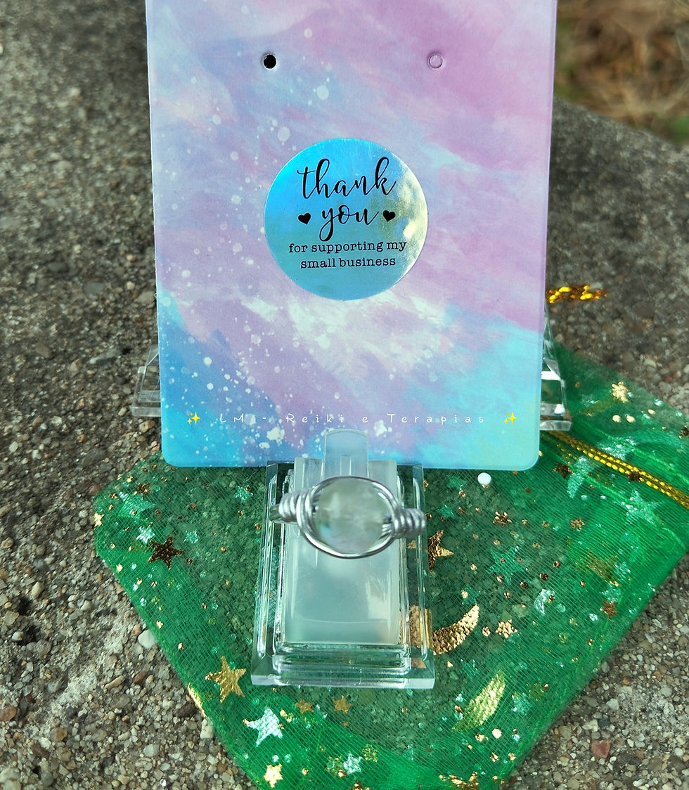 Miniatura: FLUORITE - Anel terapêutico (therapeutic ring)