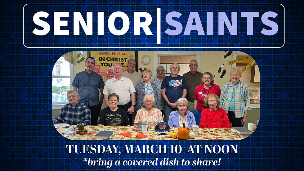 Senior Saints Luncheon