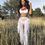 Thumbnail: White Mesh Beach Pants