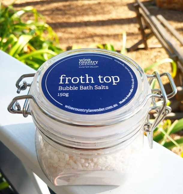 froth top | Bubble Bath Salts