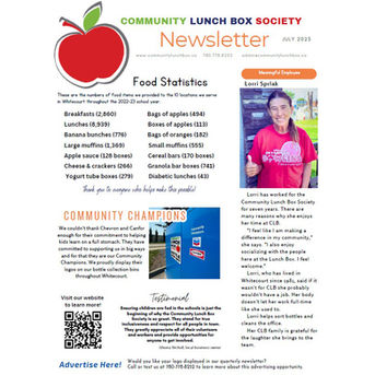 Community Lunch Box Society Newsletter - July 2023 Edition