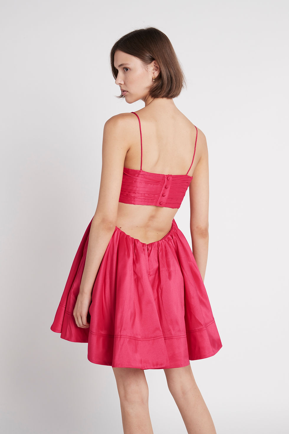 Thumbnail: Liza Ruched Baby Doll Dress