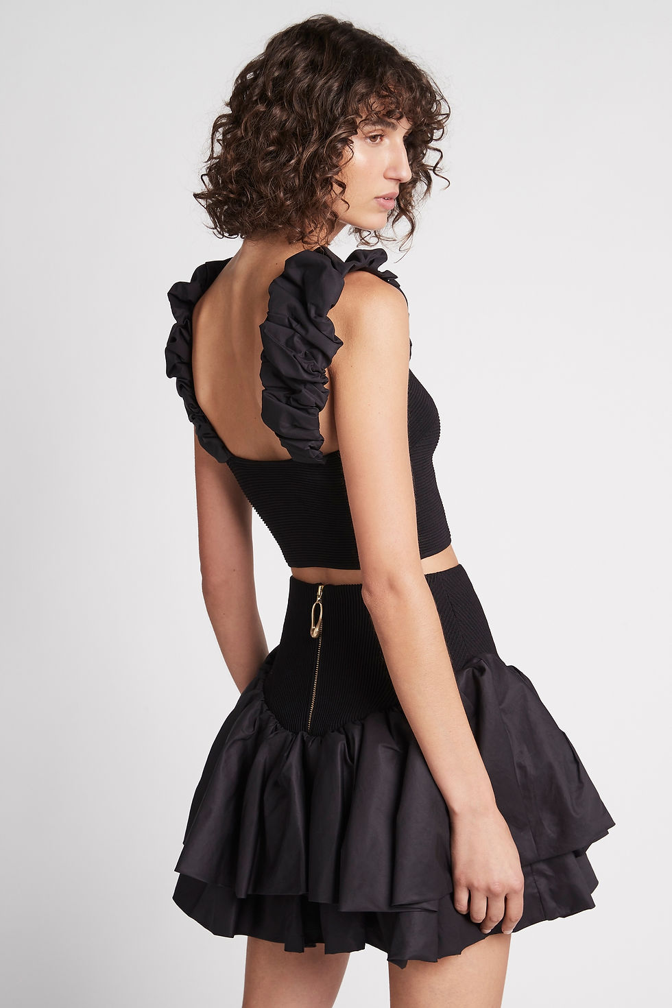 Thumbnail: Allard Ruched Strap Knit Top