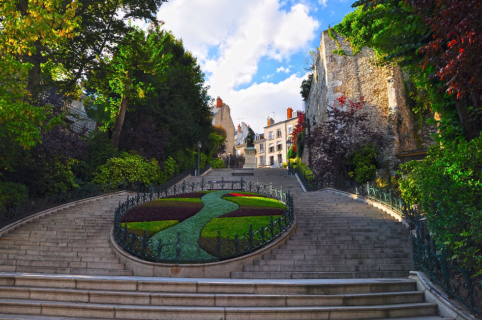Treppe in Blois.
