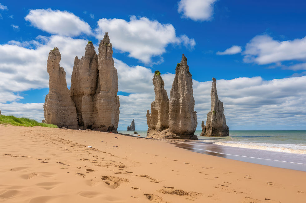 The enchanting beauty of Fundy National Park in New Brunswick, Canada. Known for its dramatic tides, lush forests, and rugged coastline, this park offers a captivating blend of natural wonders_
