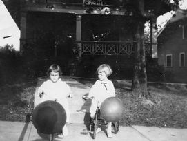 Circa 1923: Cousins on Virginia Street