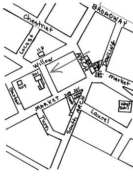 Midnight burglar alarmed
West Side neighborhood