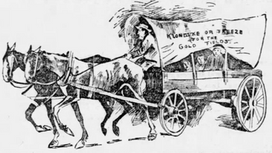 Young man of color named Johnson struck it big in the Klondike; Saved kindly Hannibal tailor from fo