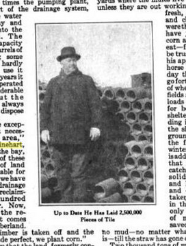 Tiles transform wasteland
into profitable farm land