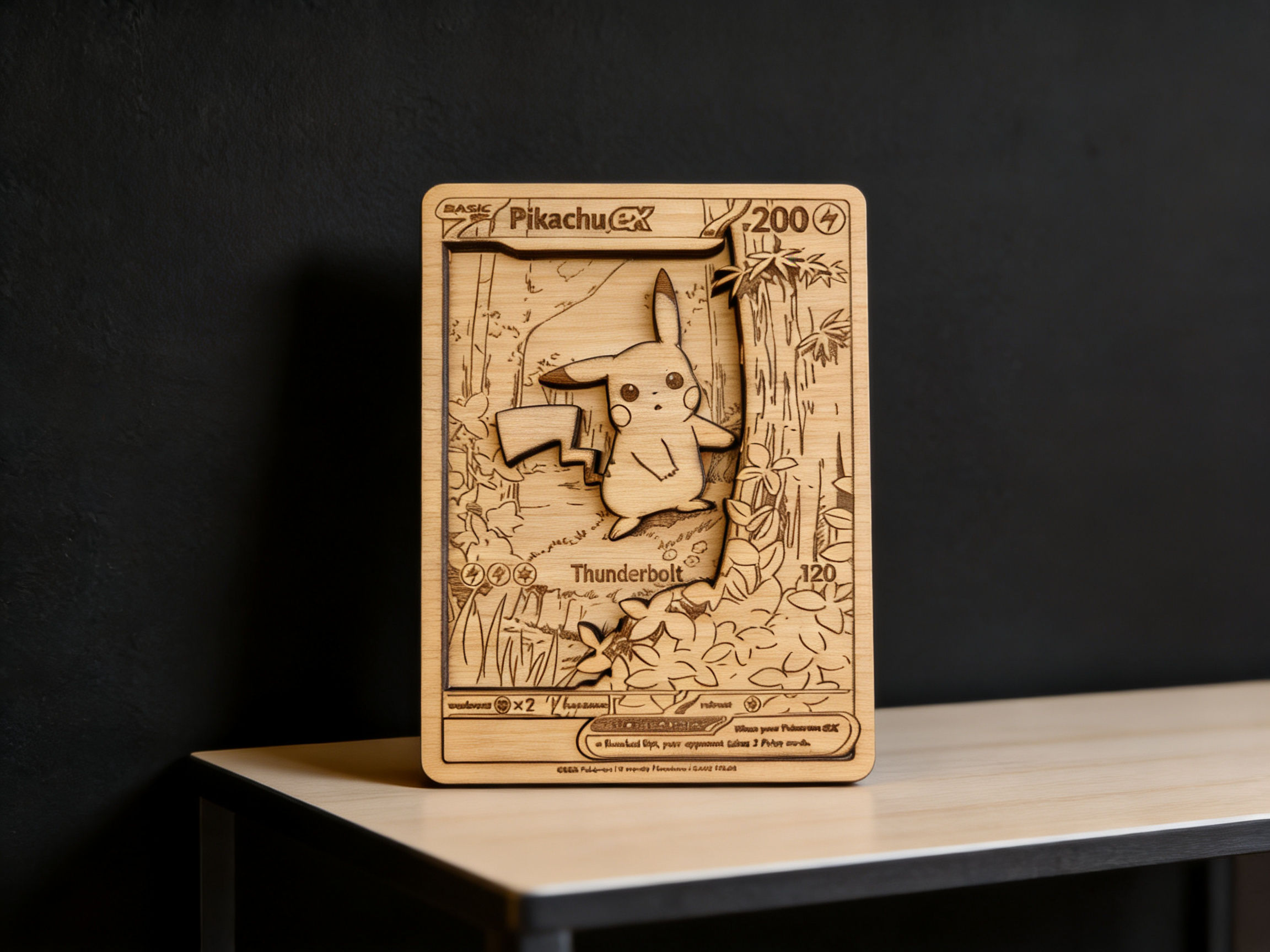 Pikachu EX Interactive Engraving