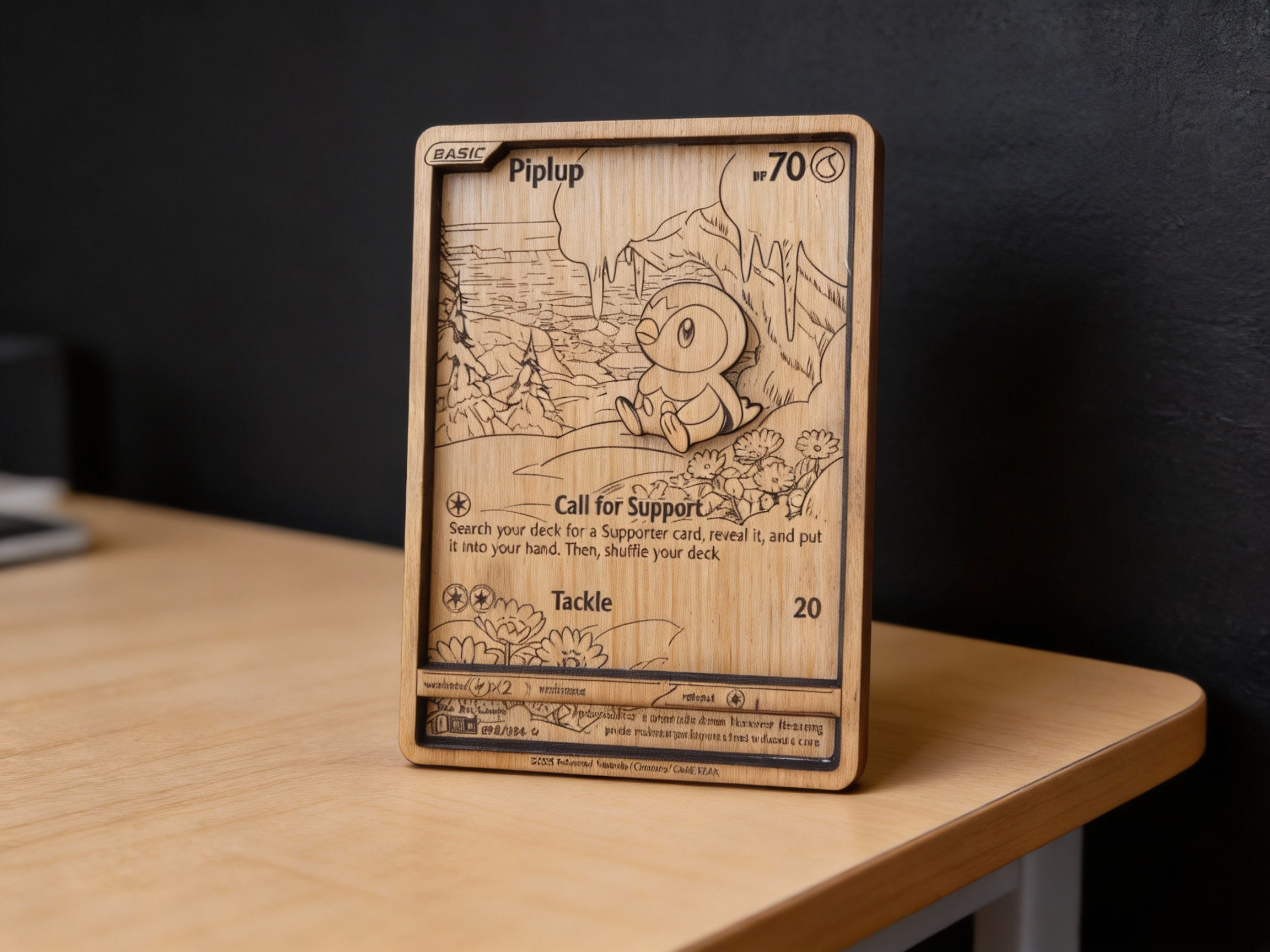Piplup Interactive Engraving