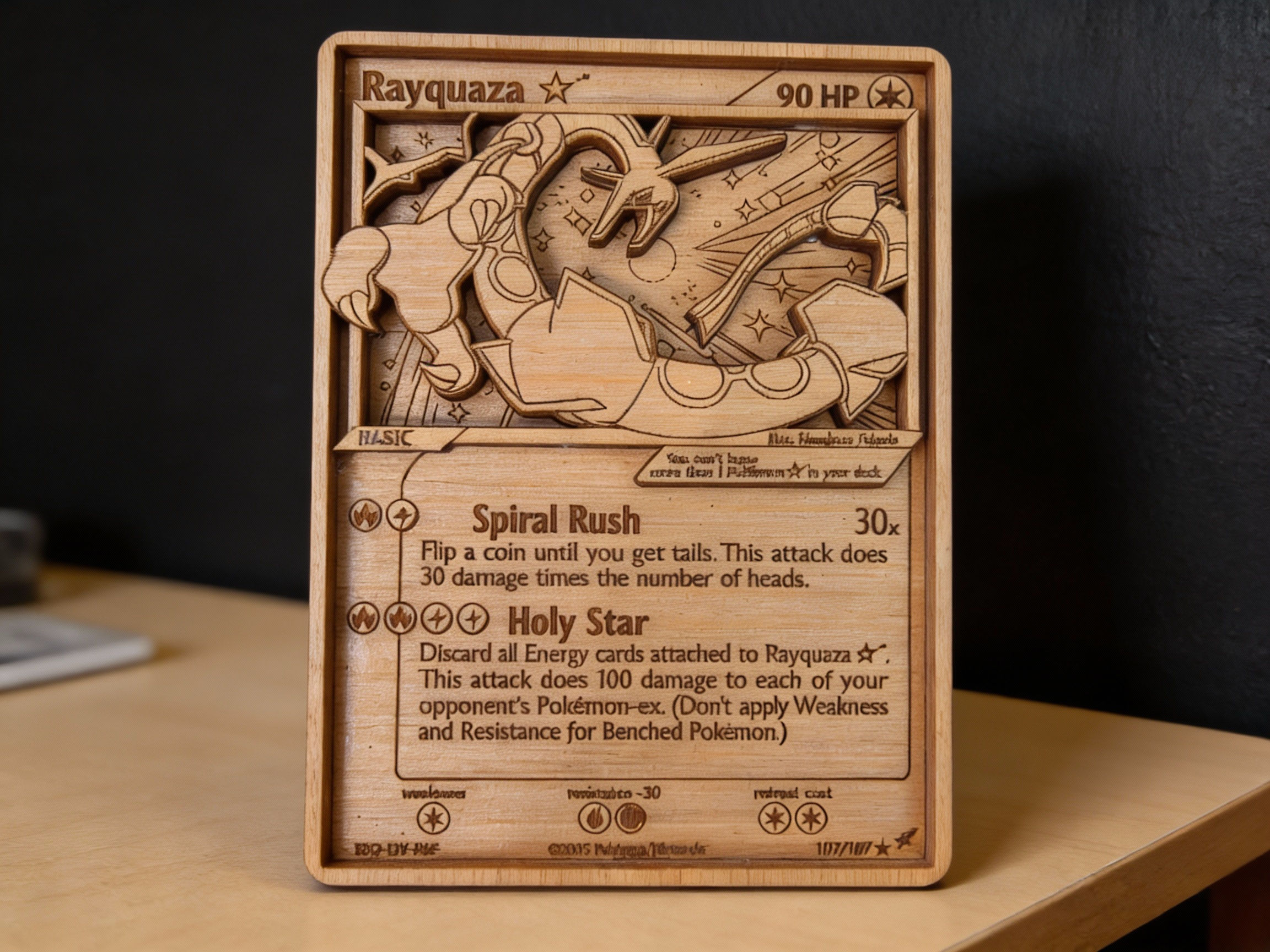 Rayquaza Interactive Engraving