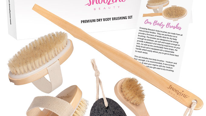 Premium Dry Body Brushing Set