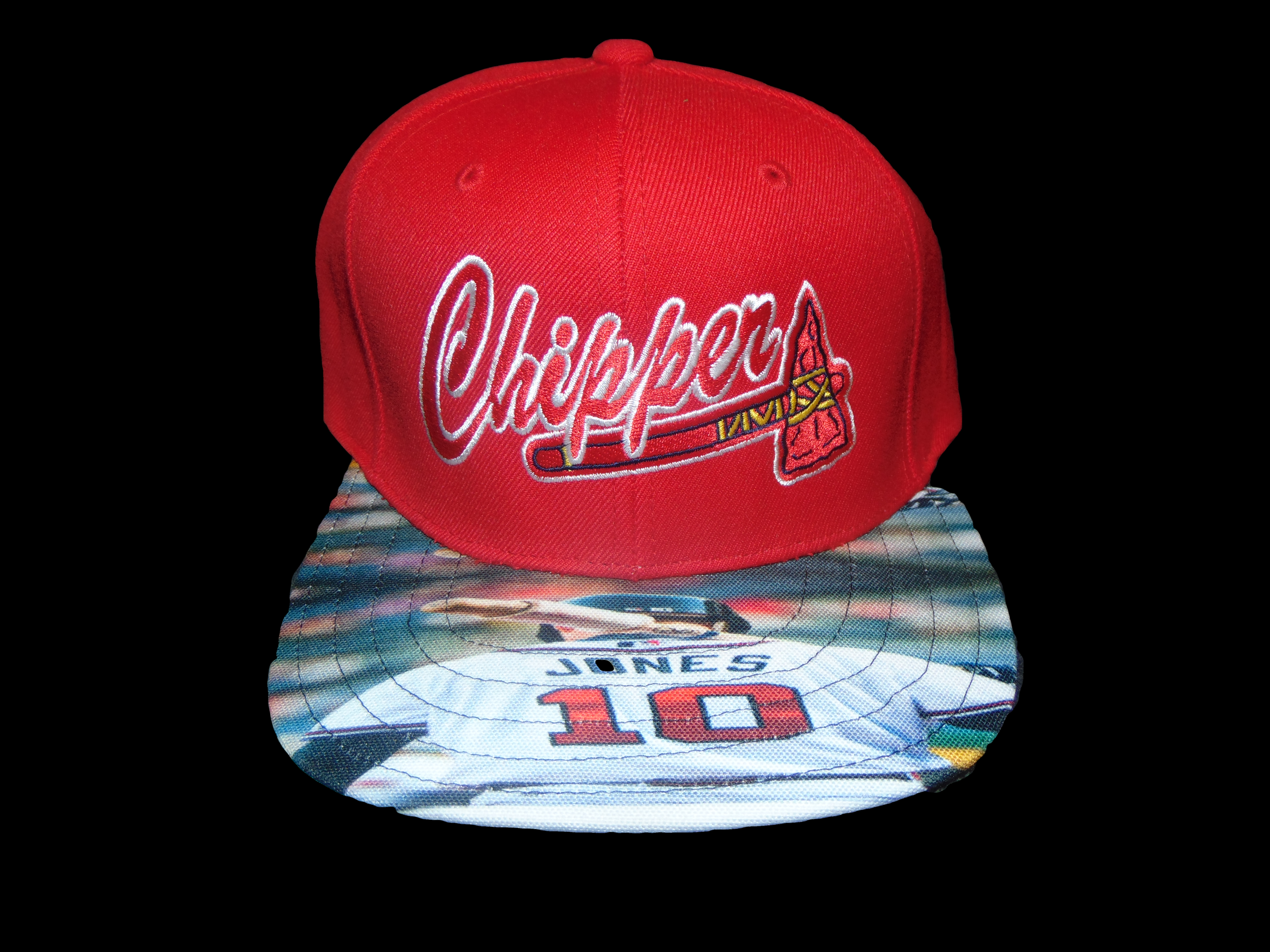 Chipper Atlanta Braves Snapback by 1ofakindsnapbacks